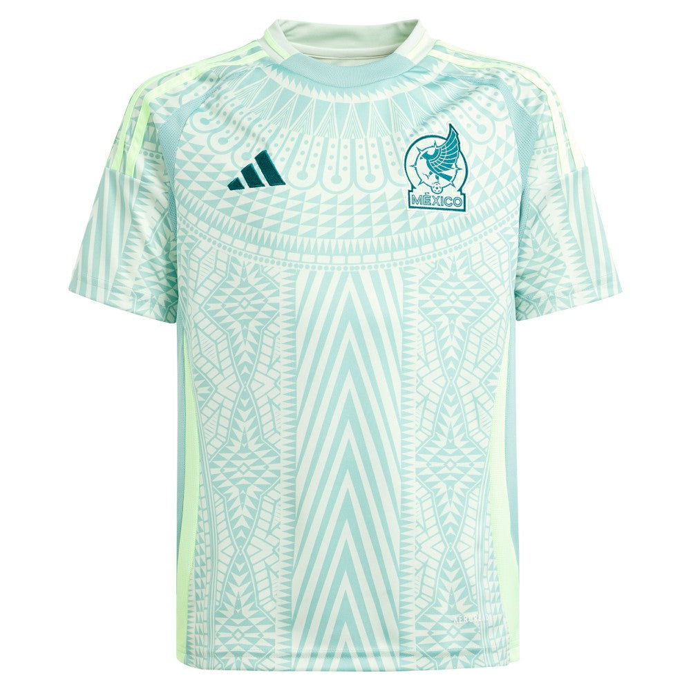 Mexico National Team Youth 2024 Away Replica Jersey - Adidas Green