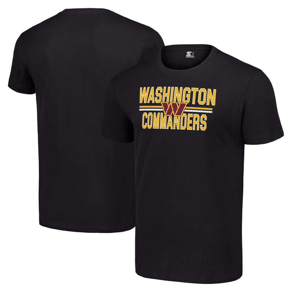 Starter Team Mesh Print Graphic T-Shirt - Washington Commanders
