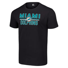 Starter Team Mesh Print Graphic T-Shirt - Miami Dolphins
