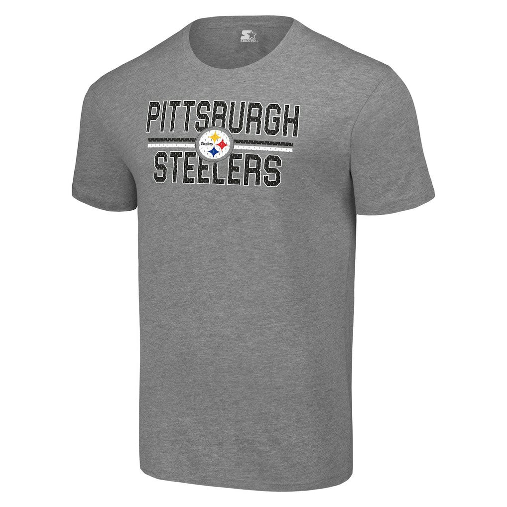 Starter Team Mesh Print Graphic T-Shirt - Pittsburgh Steelers