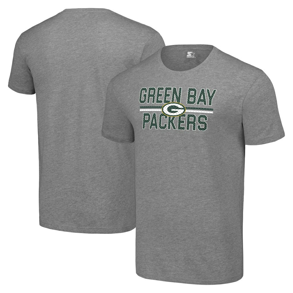 Starter Team Mesh Print Graphic T-Shirt - Green Bay Packers