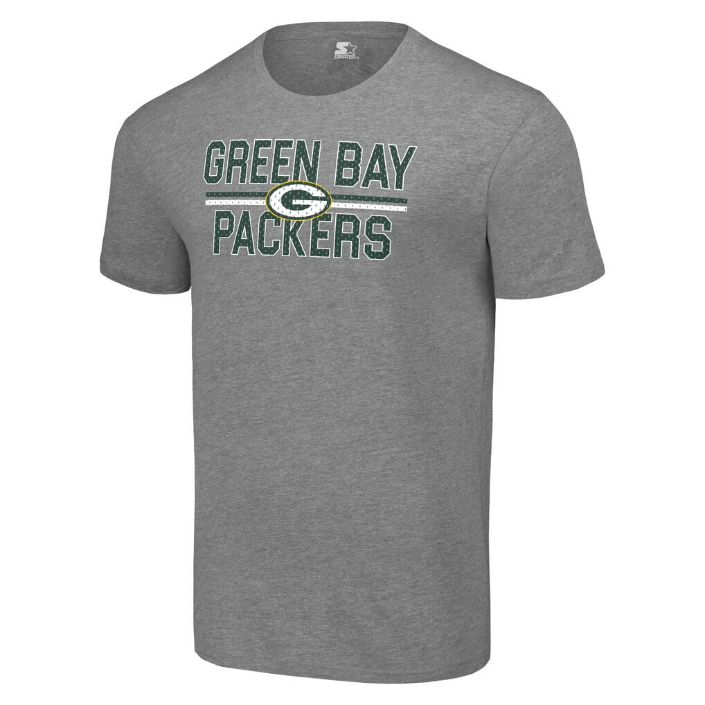 Starter Team Mesh Print Graphic T-Shirt - Green Bay Packers