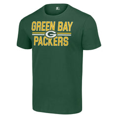 Starter Team Mesh Print Graphic T-Shirt - Green Bay Packers