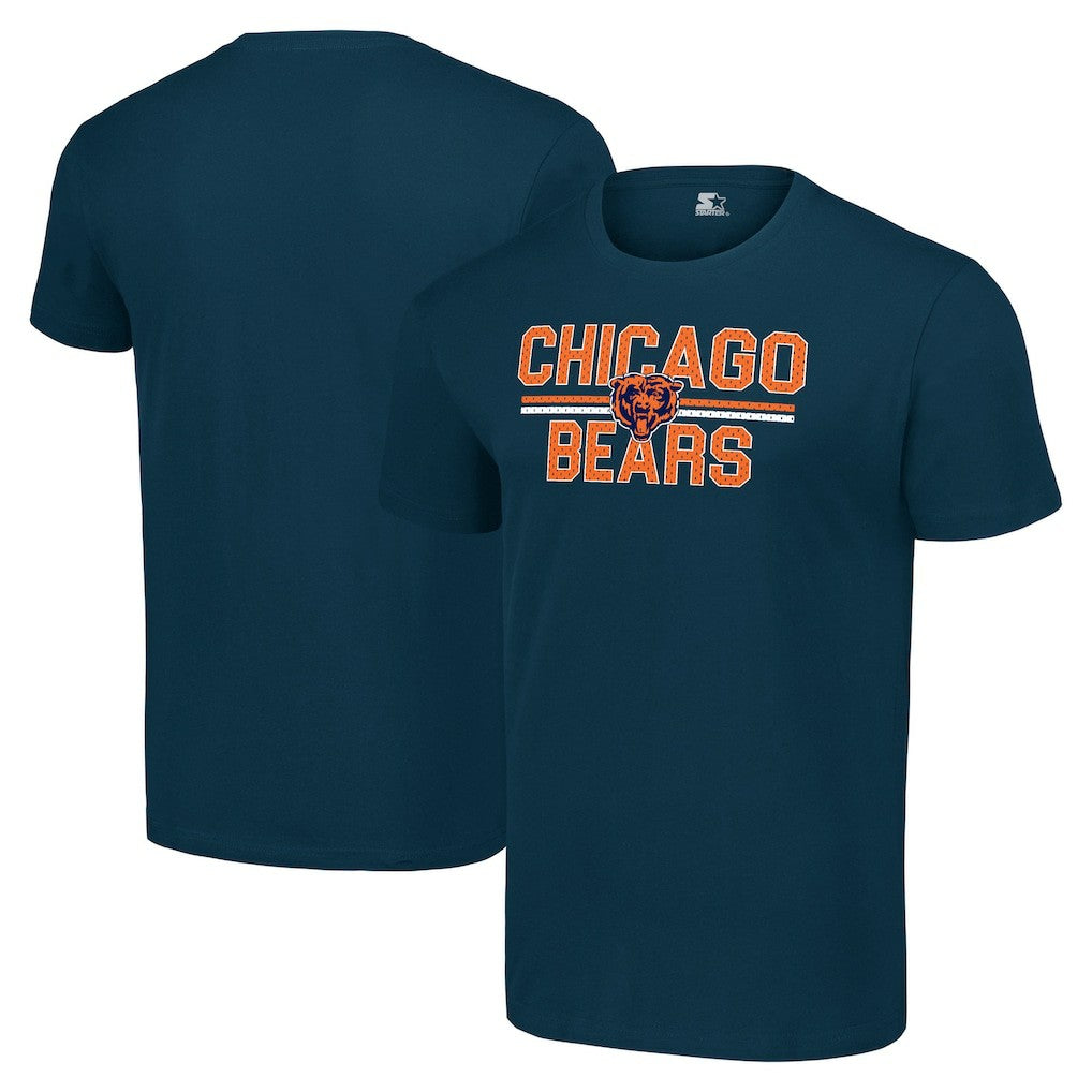 Starter Team Mesh Print Graphic T-Shirt - Chicago Bears