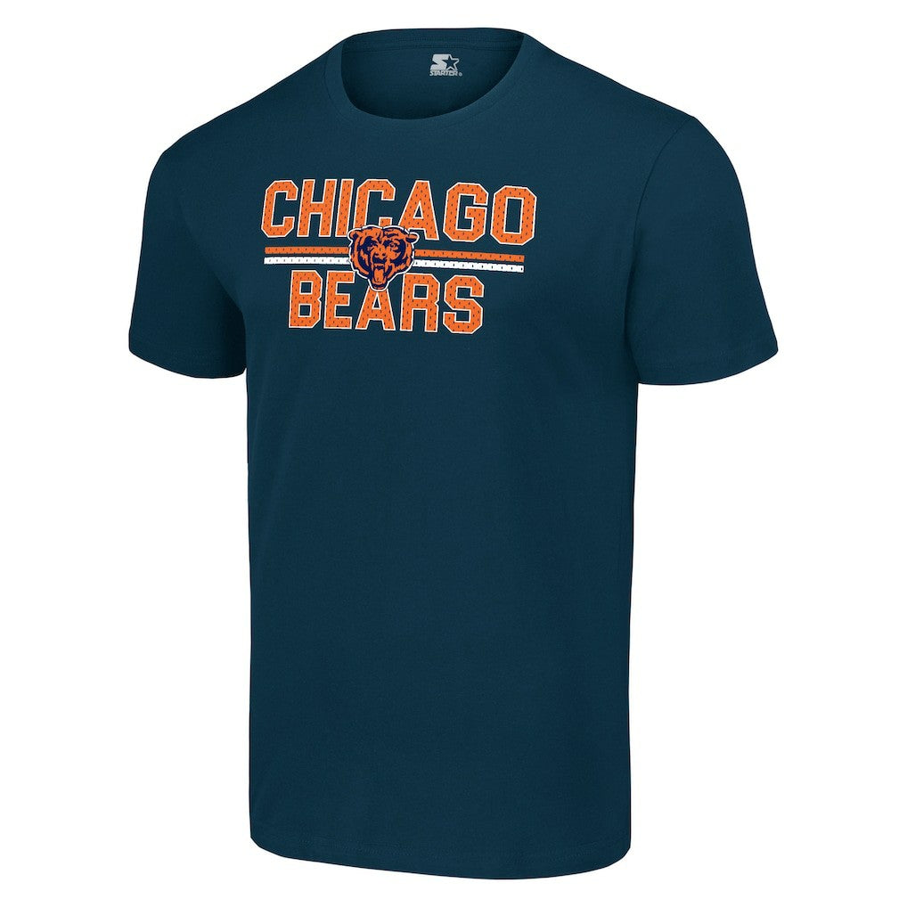 Starter Team Mesh Print Graphic T-Shirt - Chicago Bears