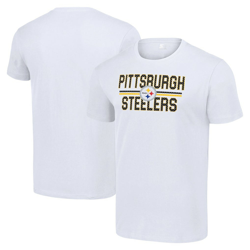 Starter Team Mesh Print Graphic T-Shirt - Pittsburgh Steelers