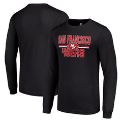 Starter Team Mesh Print Graphic Long Sleeve T-Shirt - San Francisco 49ers