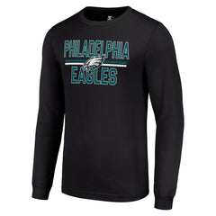 Starter Team Mesh Print Graphic Long Sleeve T-Shirt - Philadelphia Eagles