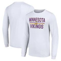 Starter Team Mesh Print Graphic Long Sleeve T-Shirt - Minnesota Vikings