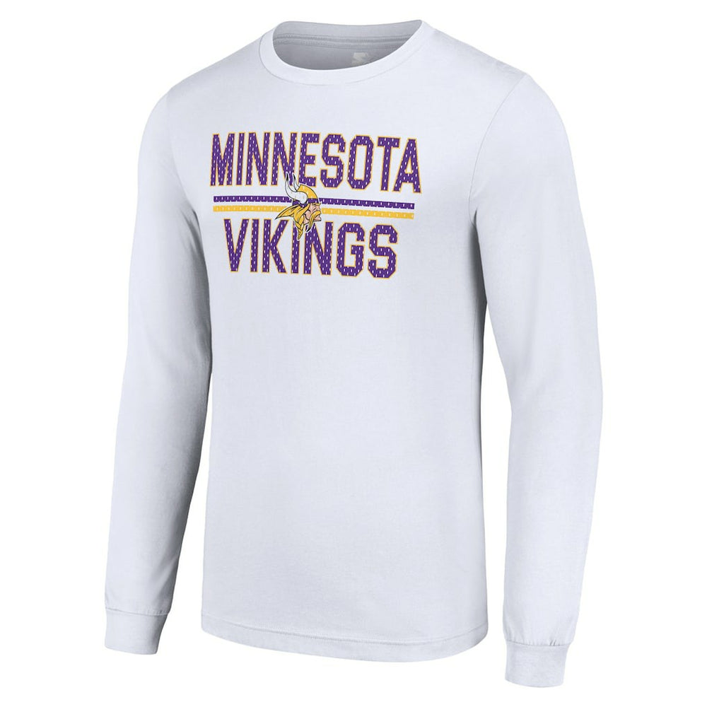 Starter Team Mesh Print Graphic Long Sleeve T-Shirt - Minnesota Vikings