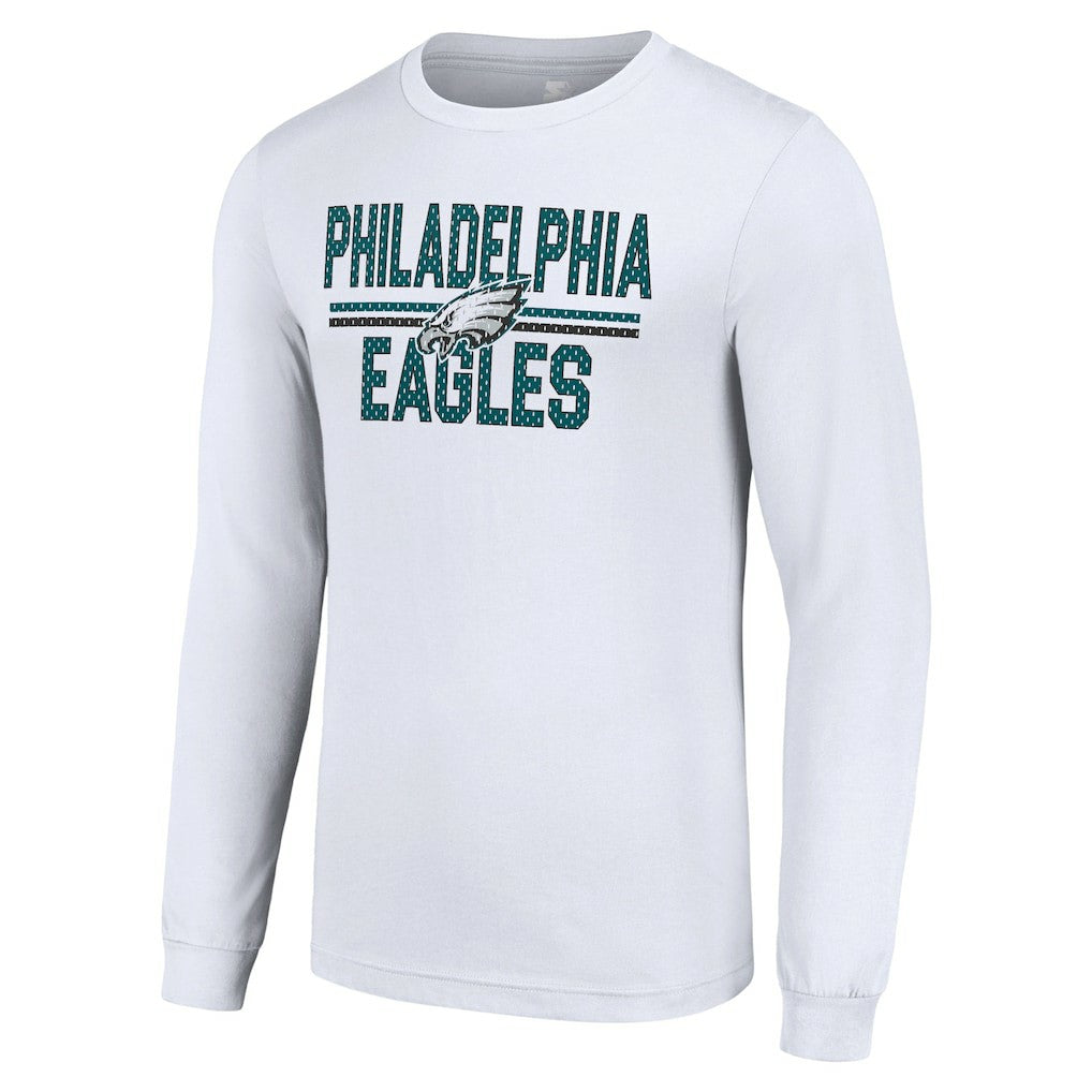 Starter Team Mesh Print Graphic Long Sleeve T-Shirt - Philadelphia Eagles