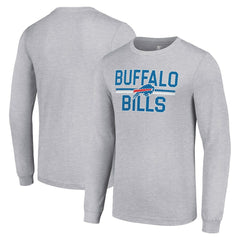 Starter Team Mesh Print Graphic Long Sleeve T-Shirt - Buffalo Bills