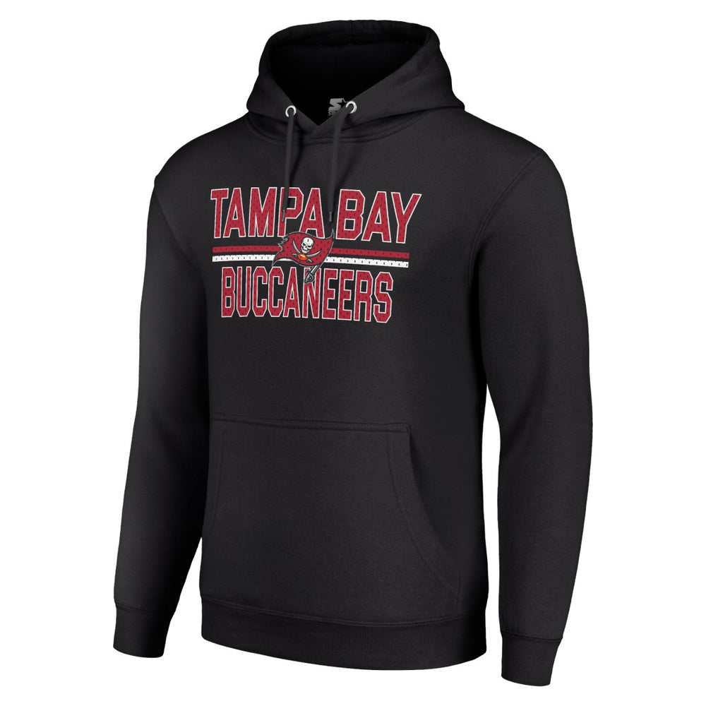 Starter Unisex Team Mesh Print Graphic Tri-Blend Pullover Hoodie - Tampa Bay Buccaneers