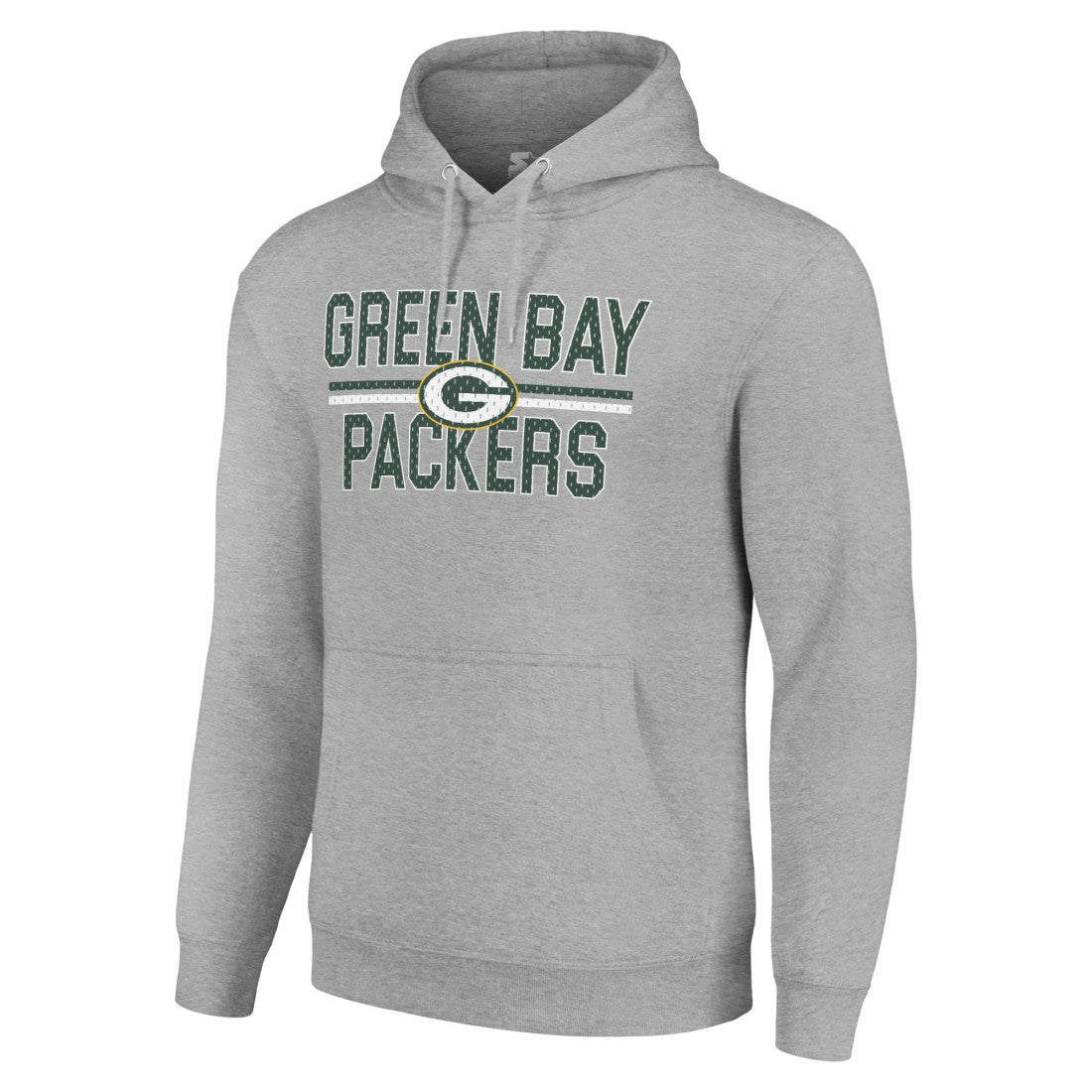 Starter Unisex Team Mesh Print Graphic Tri-Blend Pullover Hoodie - Green Bay Packers