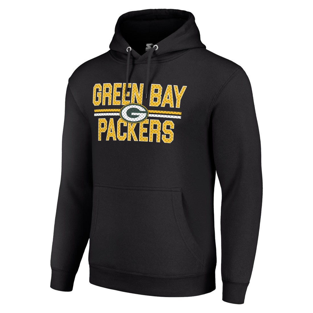 Starter Unisex Team Mesh Print Graphic Tri-Blend Pullover Hoodie - Green Bay Packers