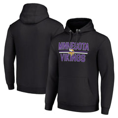 Starter Unisex Team Mesh Print Graphic Tri-Blend Pullover Hoodie - Minnesota Vikings