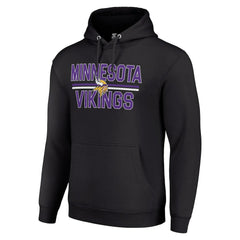 Starter Unisex Team Mesh Print Graphic Tri-Blend Pullover Hoodie - Minnesota Vikings