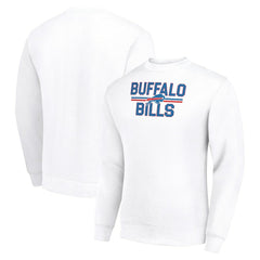 Starter Team Mesh Print Graphic Pullover Sweatshirt - Buffalo Bills