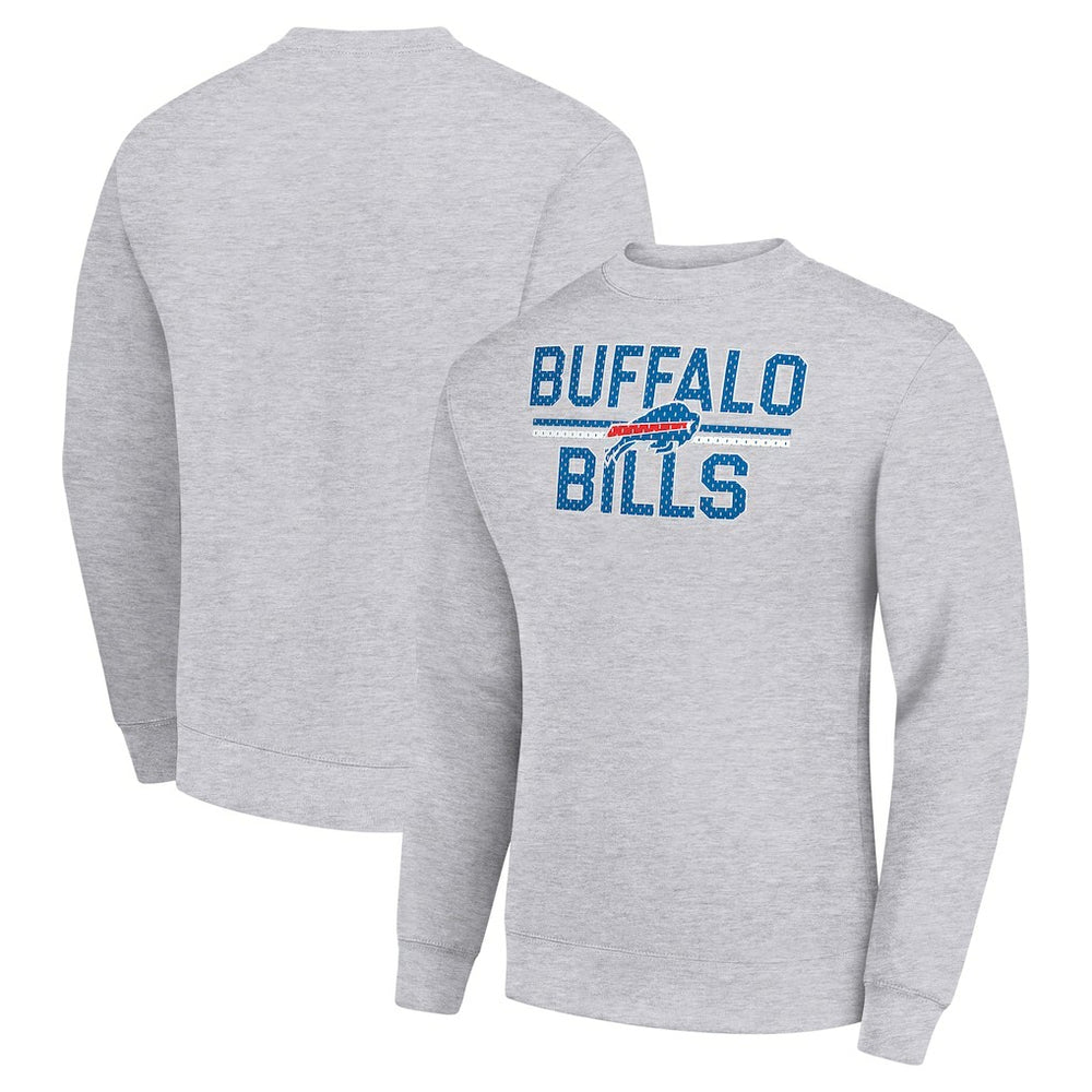Starter Team Mesh Print Graphic Pullover Sweatshirt - Buffalo Bills