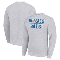 Starter Team Mesh Print Graphic Pullover Sweatshirt - Buffalo Bills