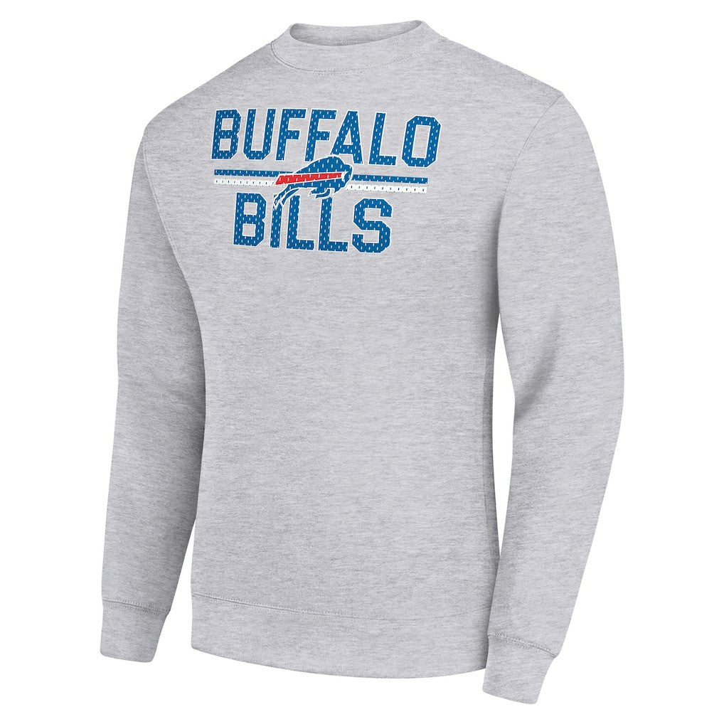 Starter Team Mesh Print Graphic Pullover Sweatshirt - Buffalo Bills