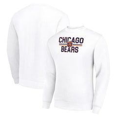 Starter Team Mesh Print Graphic Pullover Sweatshirt - Chicago Bears