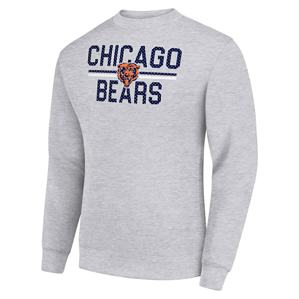 Starter Team Mesh Print Graphic Pullover Sweatshirt - Chicago Bears