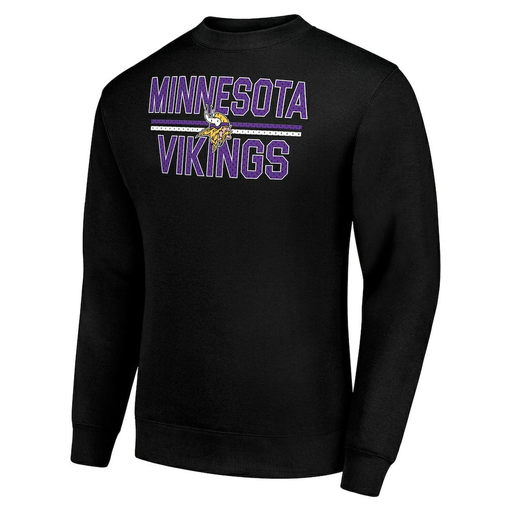 Starter Team Mesh Print Graphic Pullover Sweatshirt - Minnesota Vikings