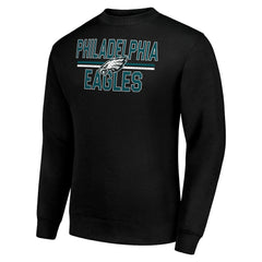 Starter Team Mesh Print Graphic Pullover Sweatshirt - Philadelphia Eagles