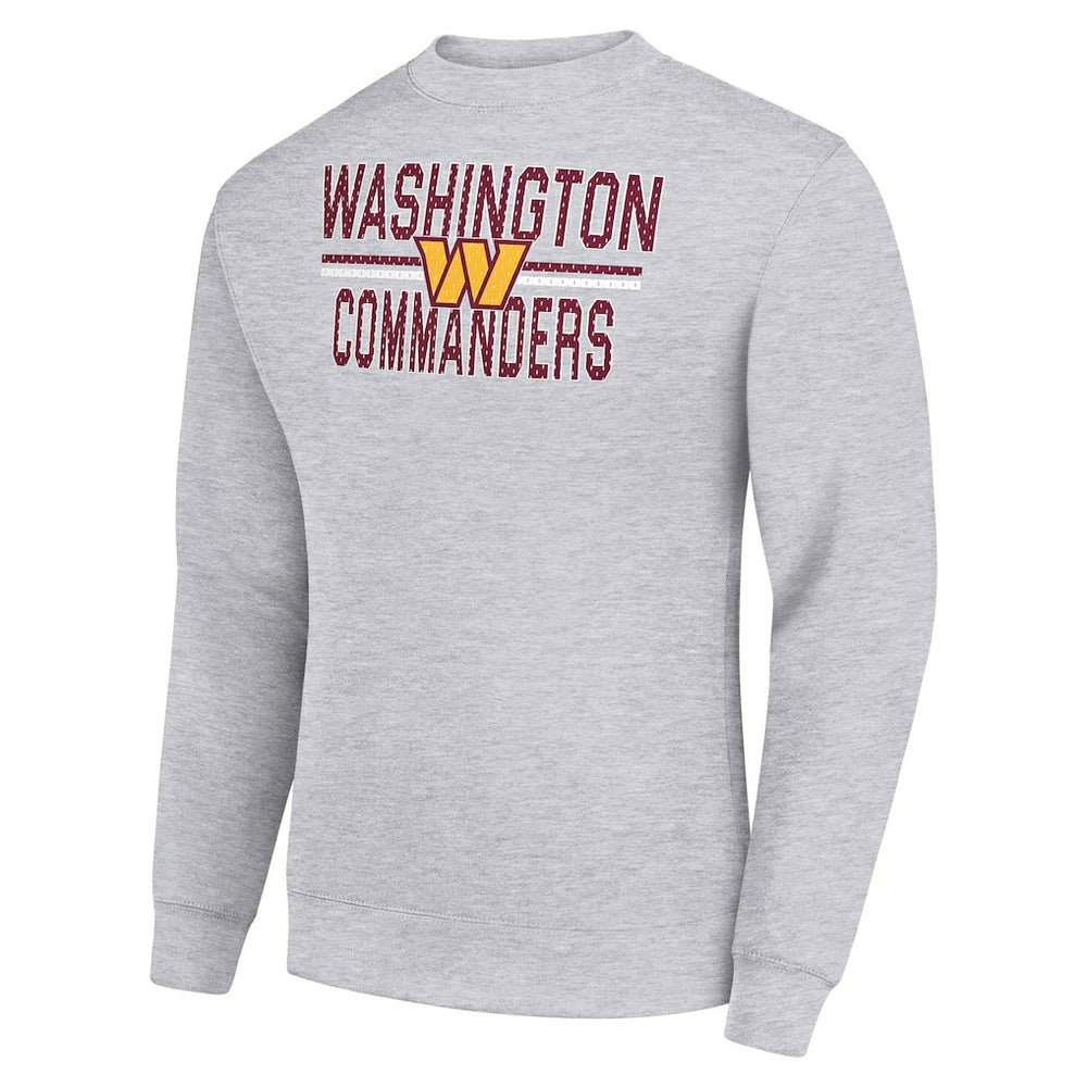 Starter Team Mesh Print Graphic Pullover Sweatshirt - Washington Commanders