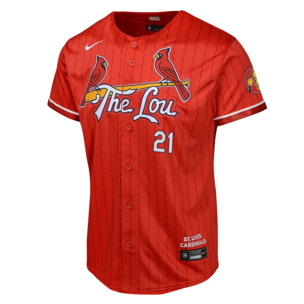 MLB Lars Nootbaar St. Louis Cardinals Nike Youth 2024 City Connect Limited Player Jersey