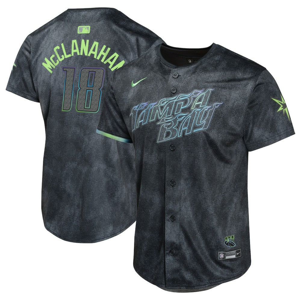 MLB Shane McClanahan Tampa Bay Rays Nike Youth 2024 City Connect Limited Player Jersey