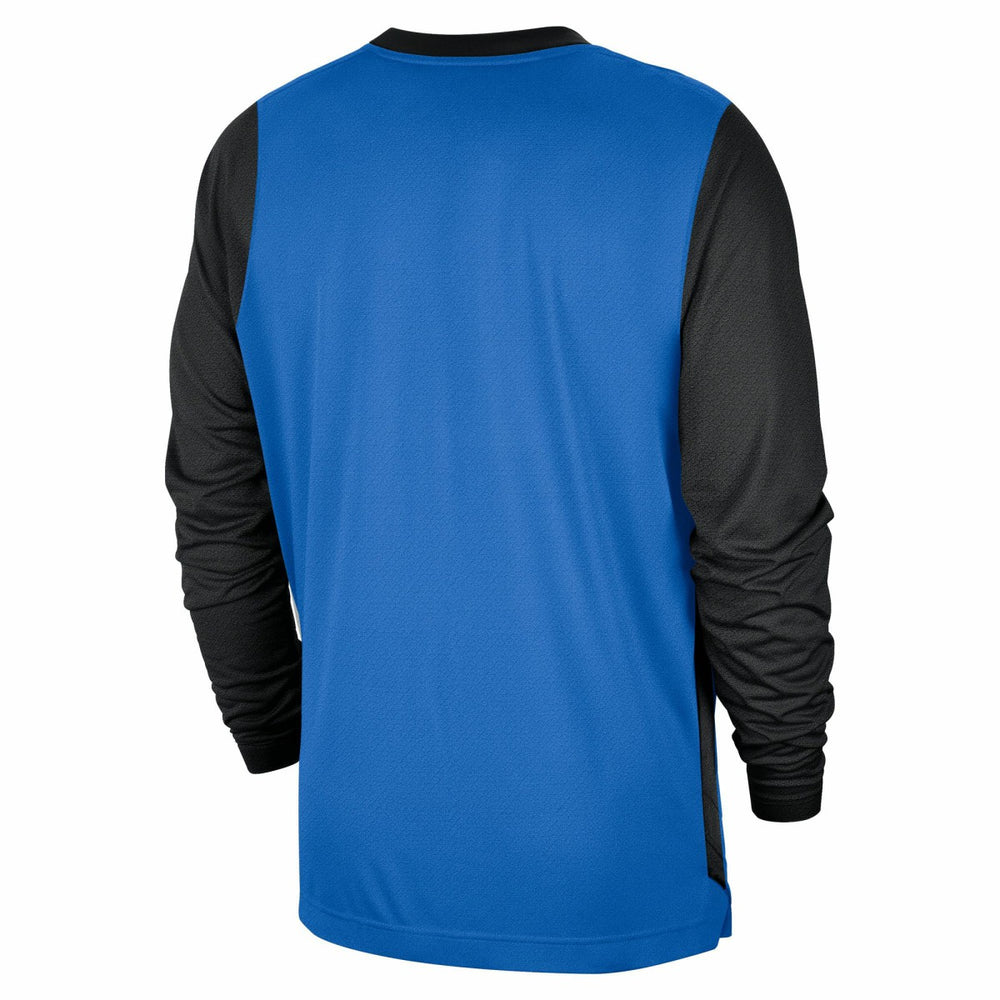 NBA Oklahoma City Thunder 2024/25 City Edition Authentic Pregame Performance Long Sleeve Shooting T-Shirt