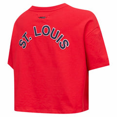 MLB Washington Nationals Pro Standard Women's Classic SJ Cropped Boxy T-Shirt