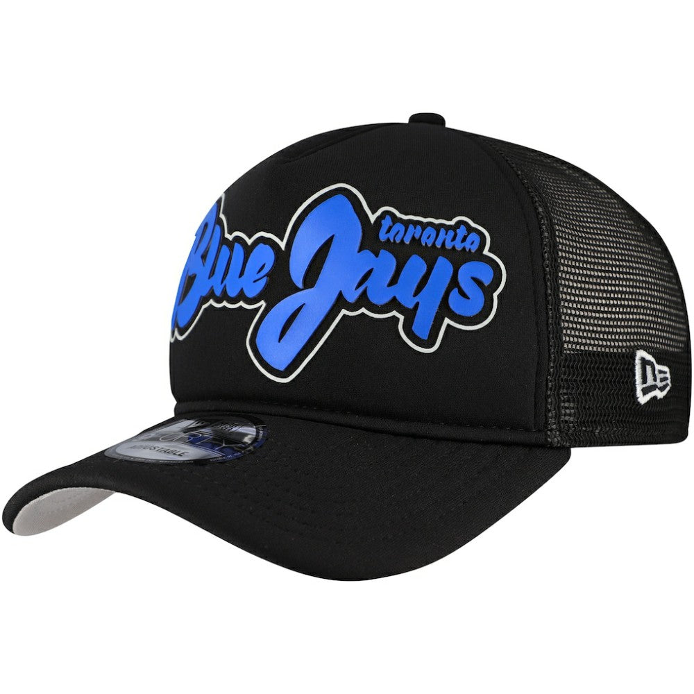 MLB Toronto Blue Jays New Era Retro Bold A-Frame Trucker 9FORTY Adjustable Hat