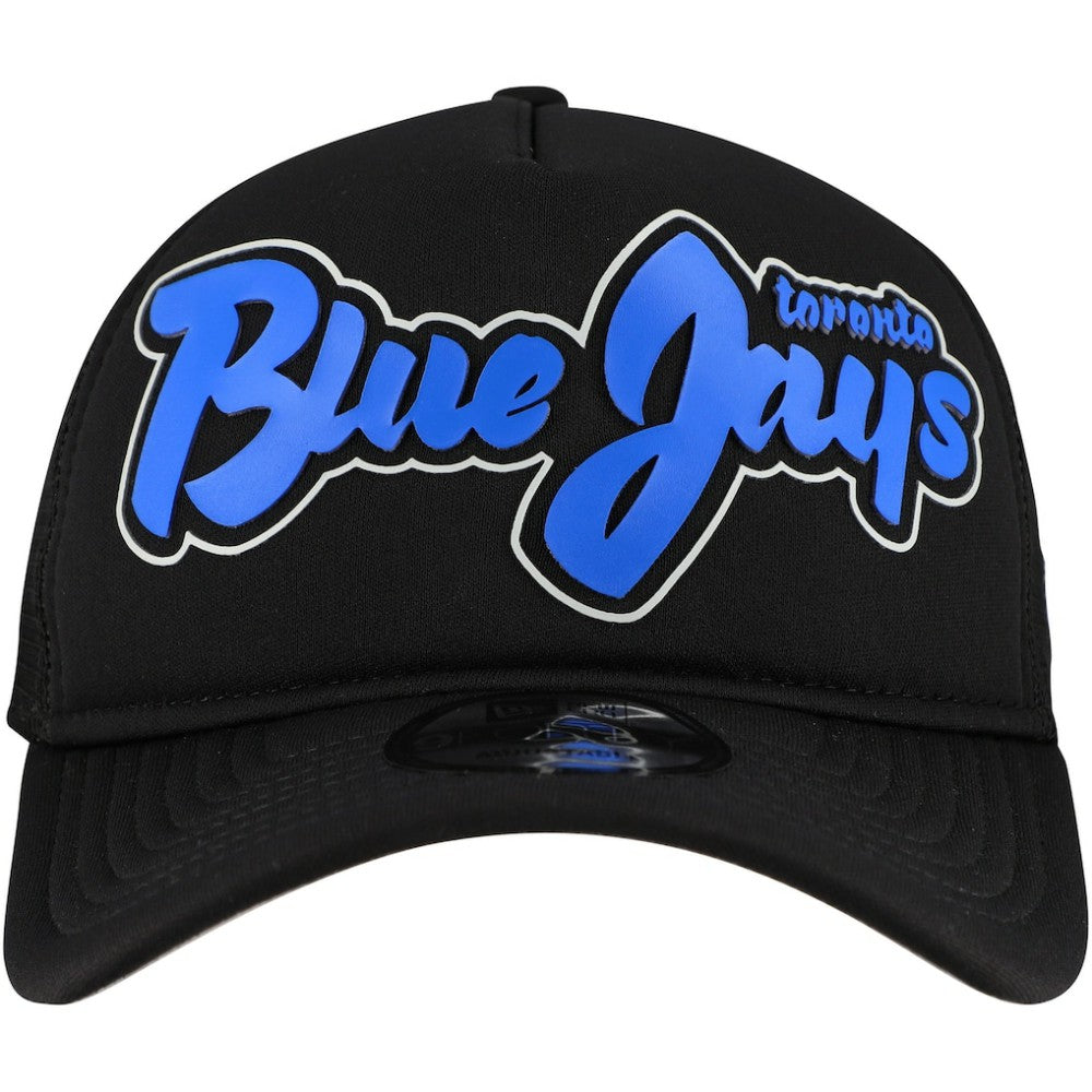 MLB Toronto Blue Jays New Era Retro Bold A-Frame Trucker 9FORTY Adjustable Hat
