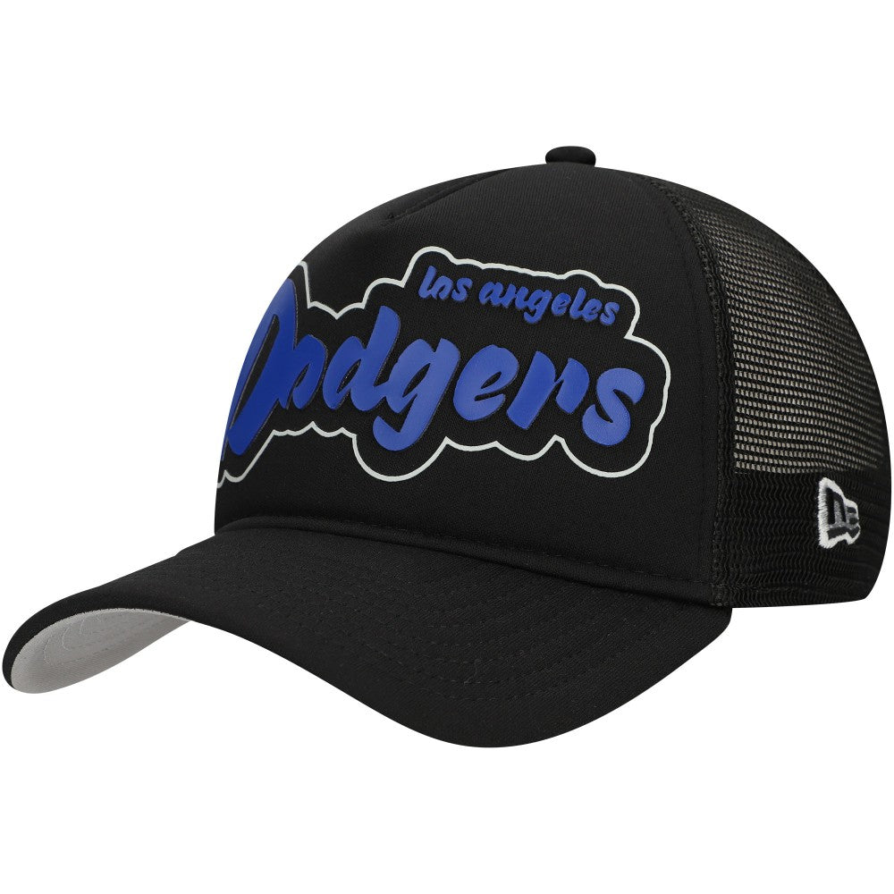 MLB Los Angeles Dodgers New Era Retro Bold A-Frame Trucker 9FORTY Adjustable Hat