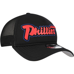 MLB Philadelphia Phillies New Era Retro Bold A-Frame Trucker 9FORTY Adjustable Hat