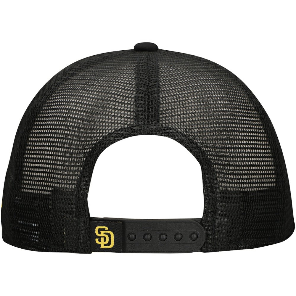 MLB San Diego Padres New Era Retro Bold A-Frame Trucker 9FORTY Adjustable Hat