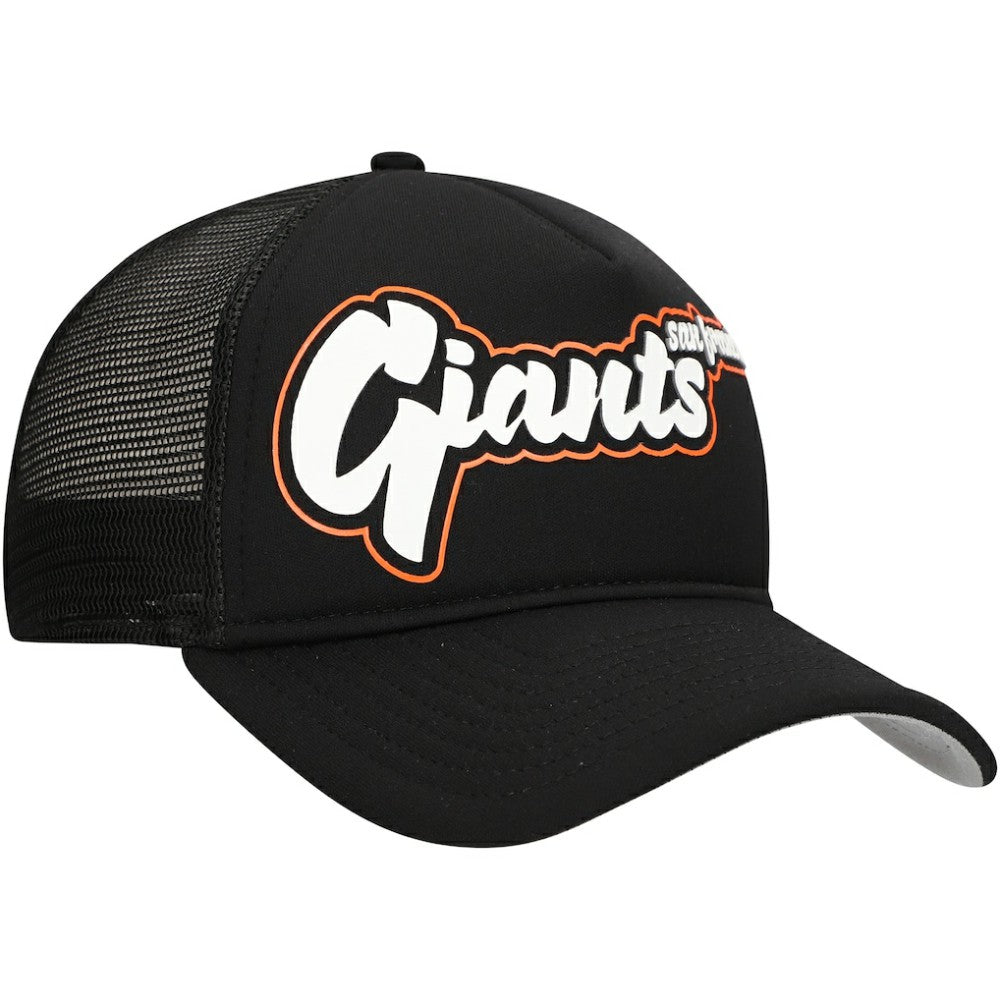 MLB San Francisco Giants New Era Retro Bold A-Frame Trucker 9FORTY Adjustable Hat