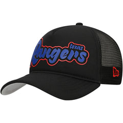 MLB Texas Rangers New Era Retro Bold A-Frame Trucker 9FORTY Adjustable Hat
