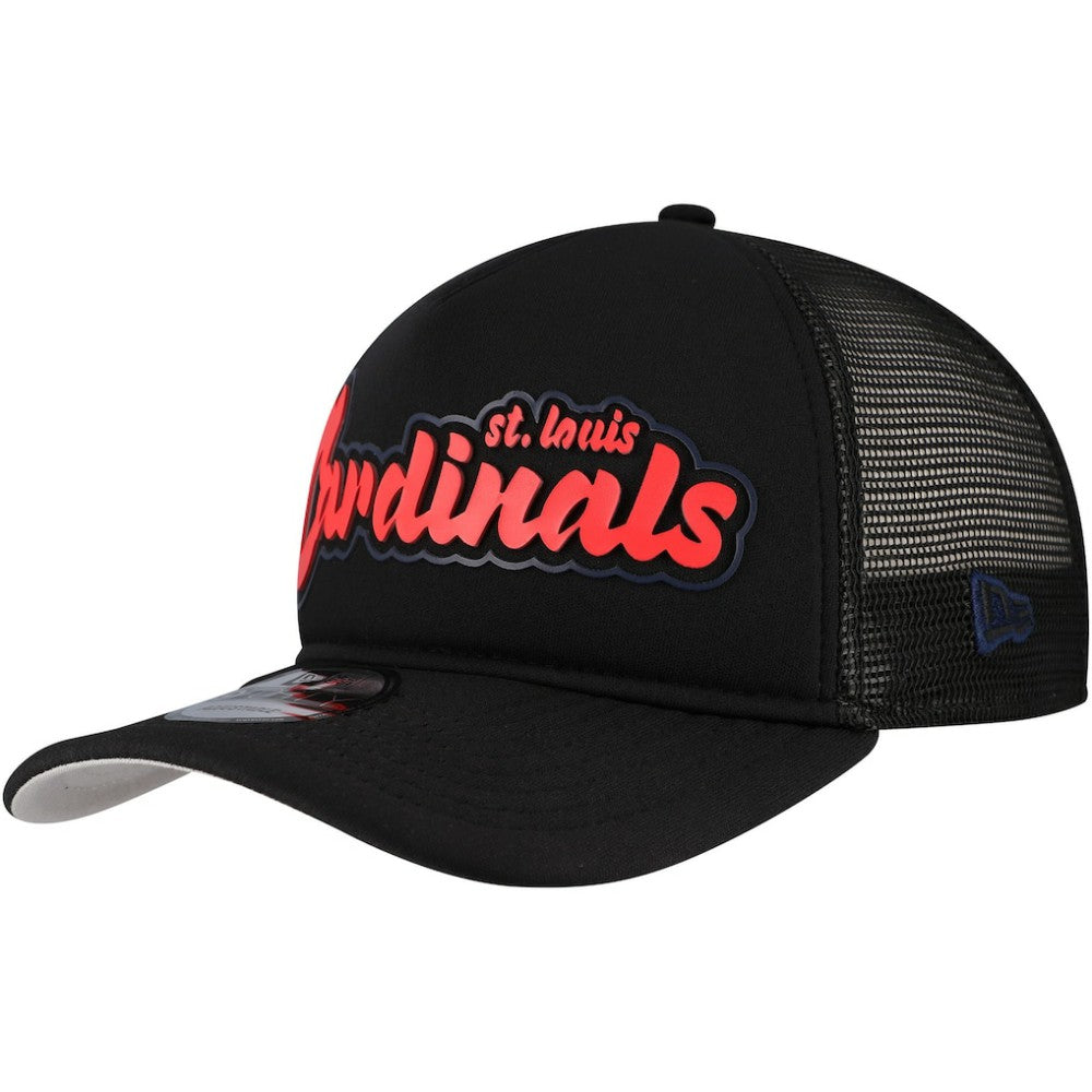 MLB St. Louis Cardinals New Era Retro Bold A-Frame Trucker 9FORTY Adjustable Hat