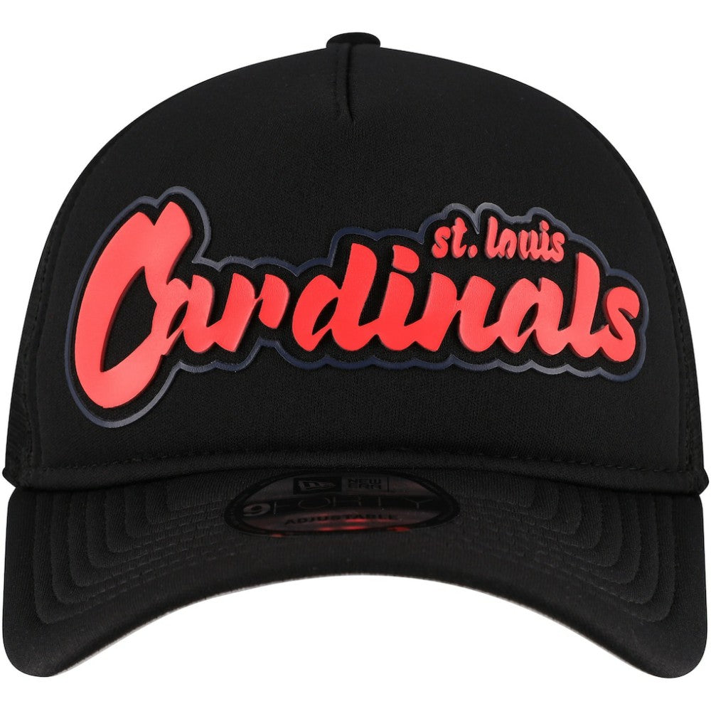 MLB St. Louis Cardinals New Era Retro Bold A-Frame Trucker 9FORTY Adjustable Hat