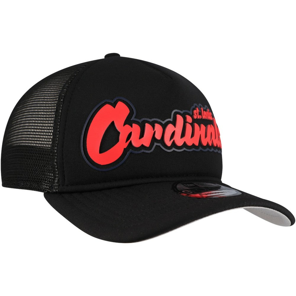 MLB St. Louis Cardinals New Era Retro Bold A-Frame Trucker 9FORTY Adjustable Hat