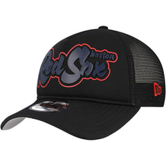 MLB Boston Red Sox New Era Retro Bold A-Frame Trucker 9FORTY Adjustable Hat