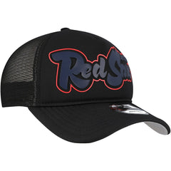 MLB Boston Red Sox New Era Retro Bold A-Frame Trucker 9FORTY Adjustable Hat