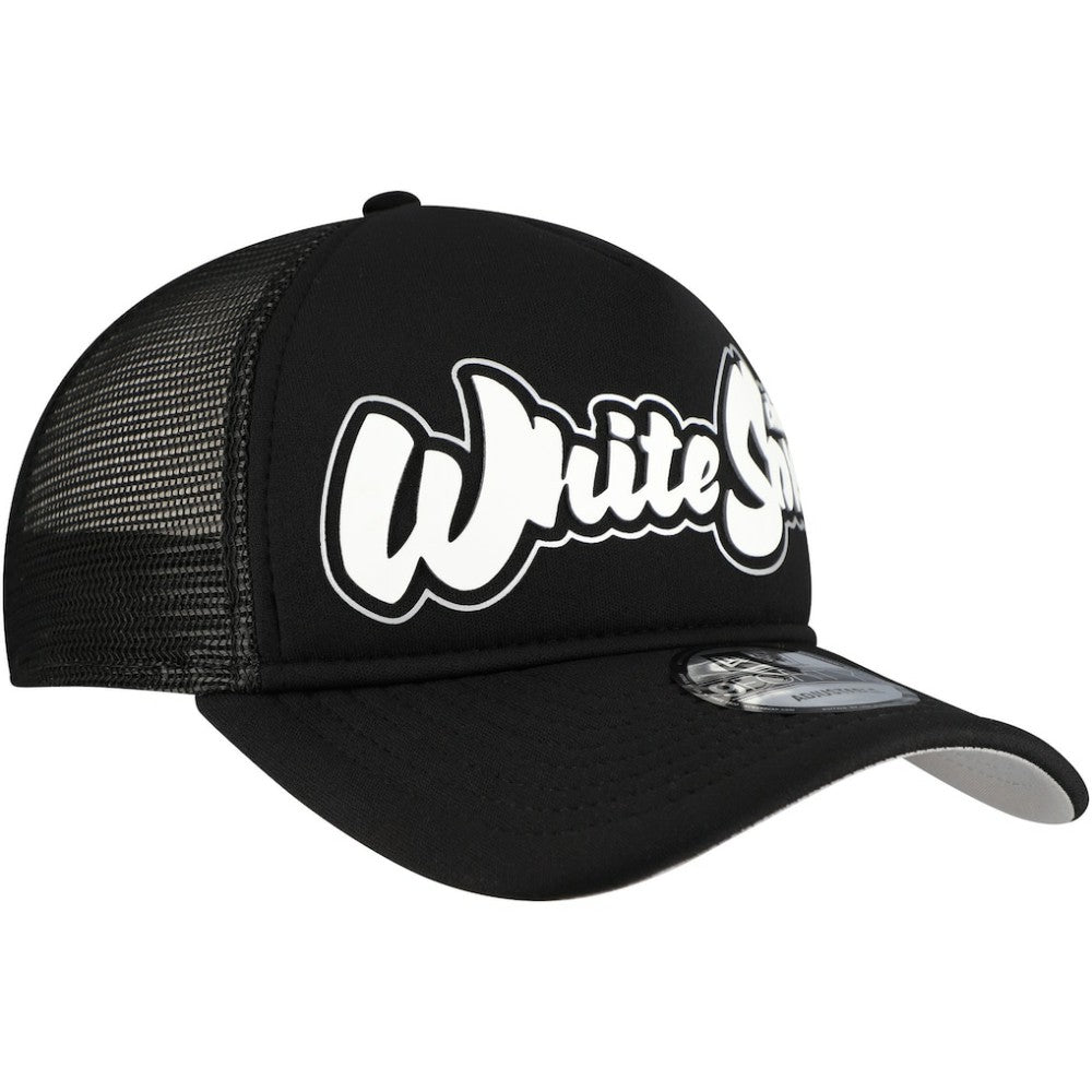 MLB Chicago White Sox New Era Retro Bold A-Frame Trucker 9FORTY Adjustable Hat