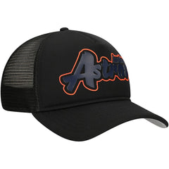 MLB Houston Astros New Era Retro Bold A-Frame Trucker 9FORTY Adjustable Hat