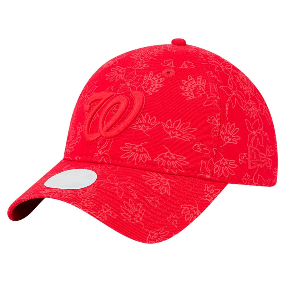 MLB Washington Nationals New Era Women's Tonal Floral 9TWENTY Adjustable Hat