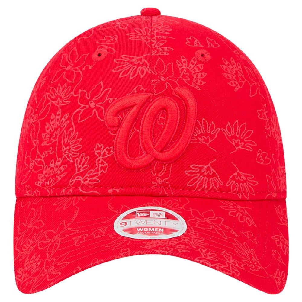 MLB Washington Nationals New Era Women's Tonal Floral 9TWENTY Adjustable Hat